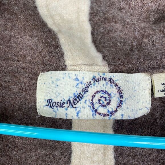 Anthropologie Brown Hooded Cardigan - Picture 7 of 12